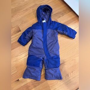 L.L. Bean Kids Blue and Purple Snowsuit 12-18 months